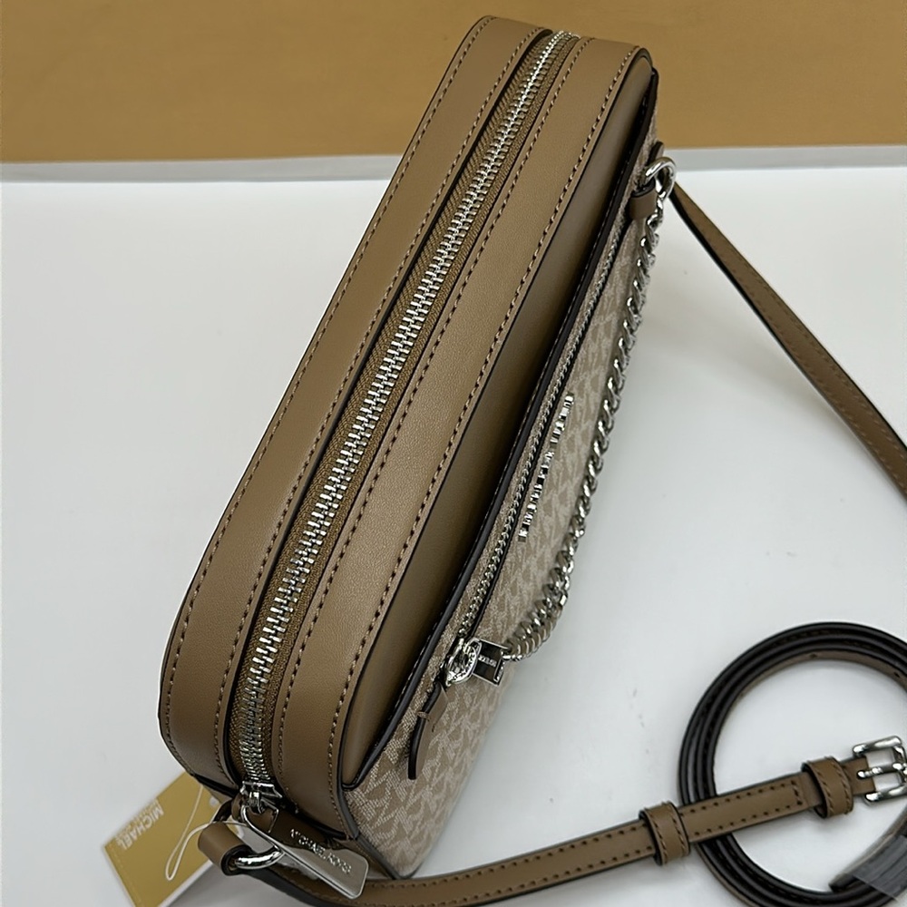 Michael Kors Jet Set Large Ombré Signature Logo East West Crossbody Body Husk - Picture 5 of 14